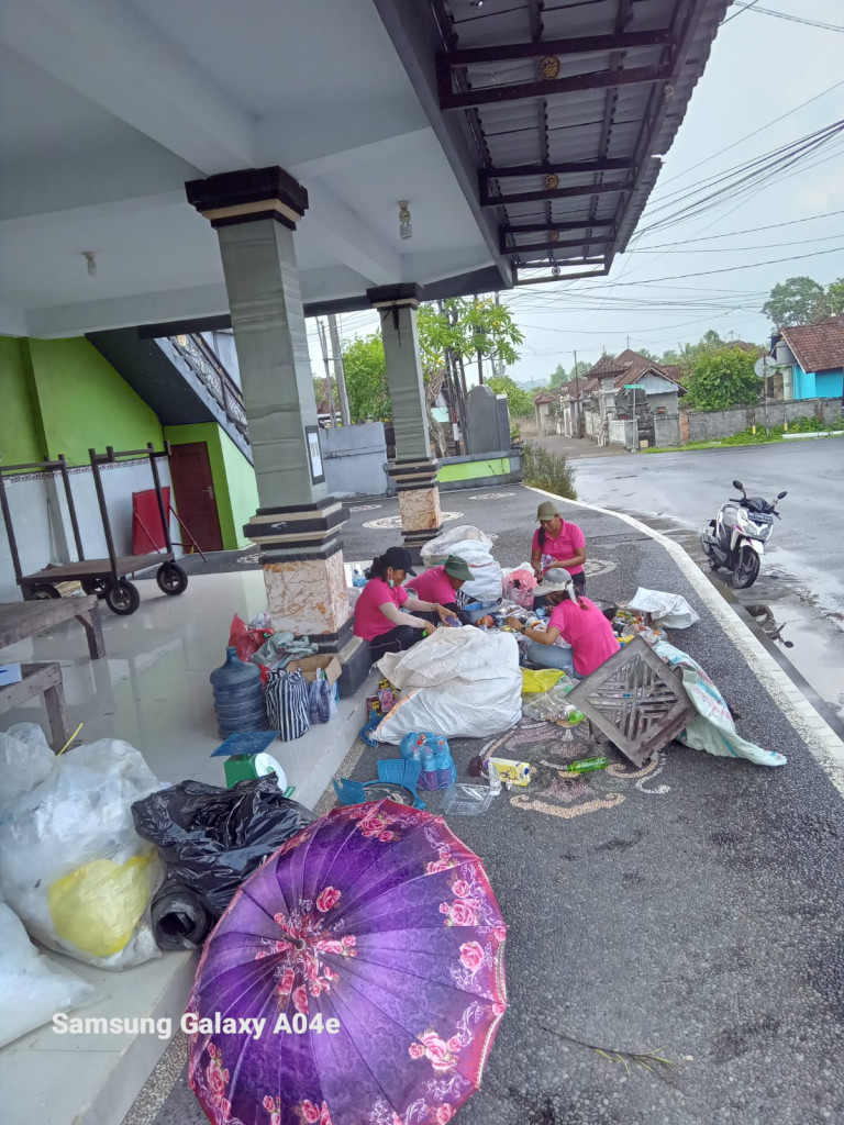 Bank Sampah Desa Baha bulan Februari 2024